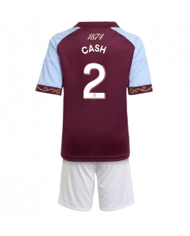 Billige Fotballdrakt Aston Villa Matty Cash #2 Replika Hjemmedraktsett Barn 2025-26 Kortermet (med bukser)